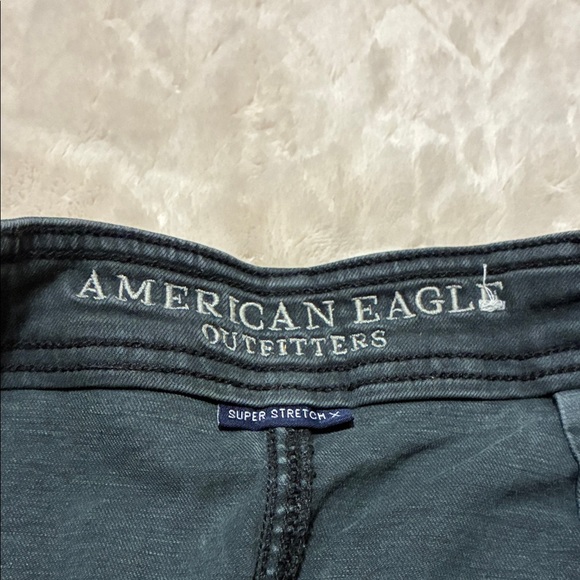 American Eagle Black Denim Mini Skirt - Picture 2 of 4